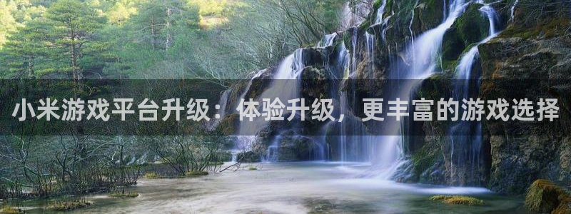 蓝冠娱乐平台登录入口：小米游戏平台升级：体验升级，更丰富的游