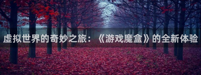 蓝冠娱乐网页登录入口：虚拟世界的奇妙之旅：《游戏魔盒》的全新